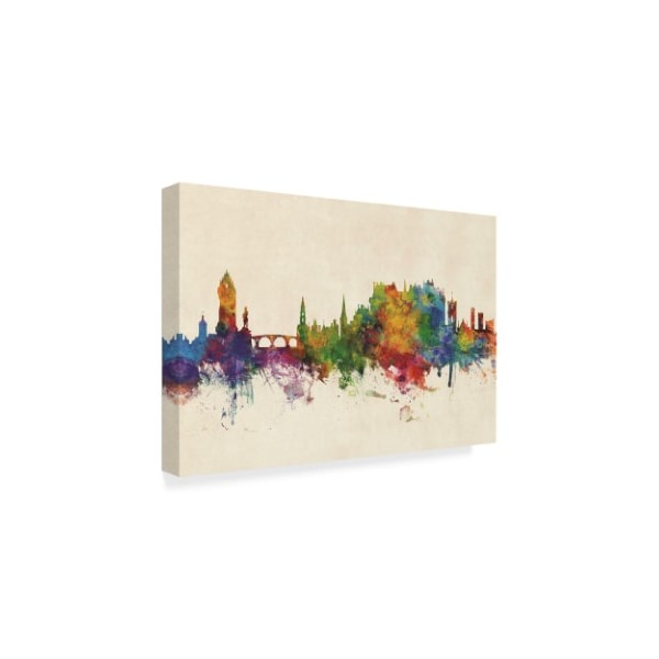 Michael Tompsett 'Stirling Scotland Skyline' Canvas Art,30x47